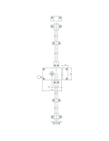 Serrure 3 Points En Applique Jpm Vega