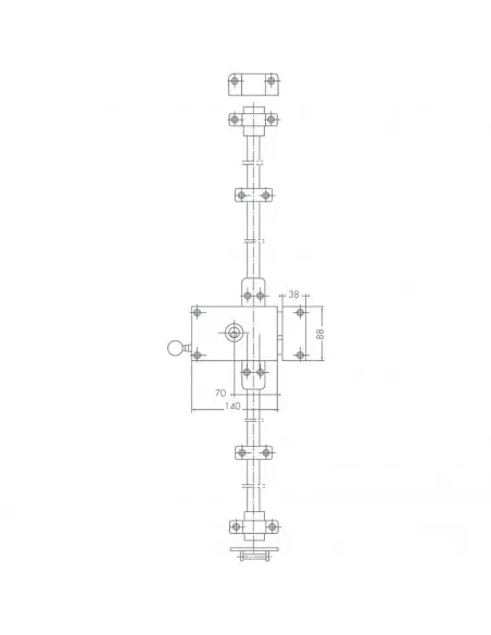 Serrure 3 Points En Applique Jpm Vega