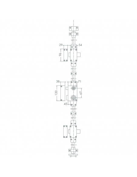 Serrure 3 Points En Applique Jpm Vega