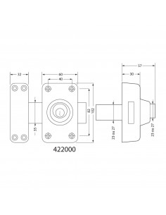 Verrou Double Entrée Jpm Keso 2