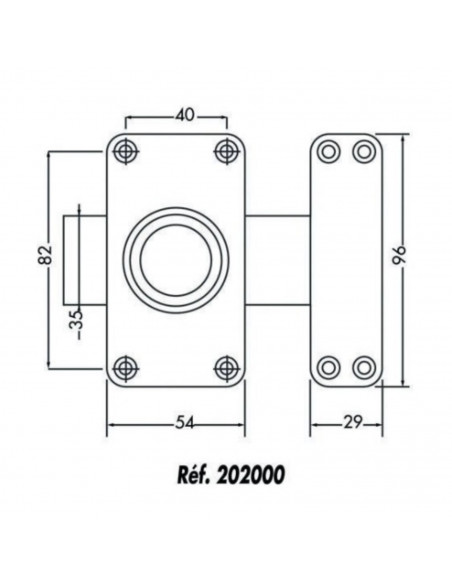 Verrou Jpm Gamme Étroite Vega