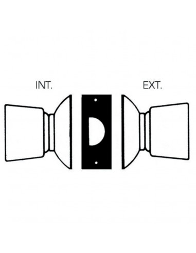 Serrure Tubulaire Vachette V 6100