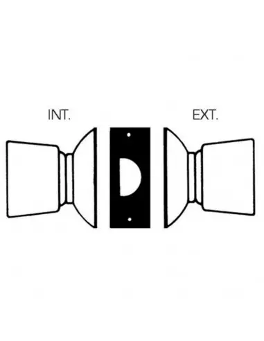 Serrure Tubulaire Vachette V 6100