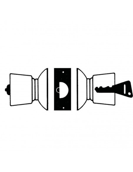 Serrure Tubulaire Vachette V 6500