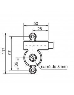Serrure Monopoint En Applique Gollot Metalux 6100 Bec De... 2