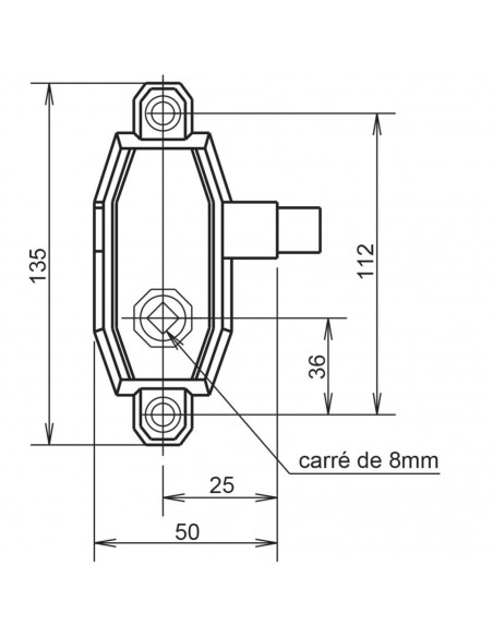 Serrure Monopoint En Applique Gollot 7100 Metalux Bec De Cane