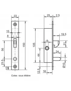 Monopoint À Larder Profil Étroit Metalux À Mentonnet... 2