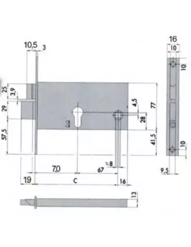 Monopoint À Larder Cisa Pour Bandeau