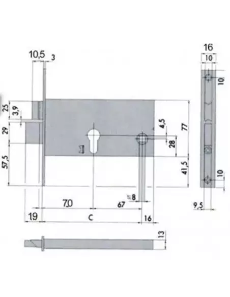 Monopoint À Larder Cisa Pour Bandeau