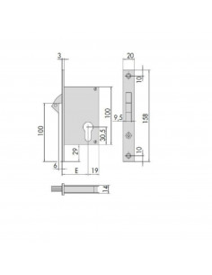 Monopoint À Larder Cisa Profil Étroit À Crochet 2