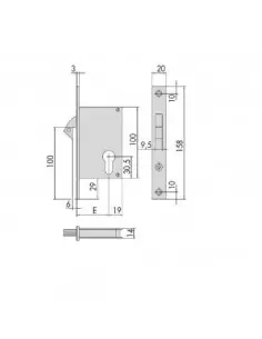 Monopoint À Larder Cisa Profil Étroit À Crochet 2