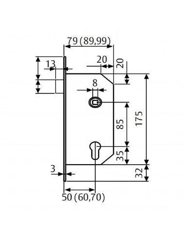 Serrure À Larder Tesa À Fonction Antipanique