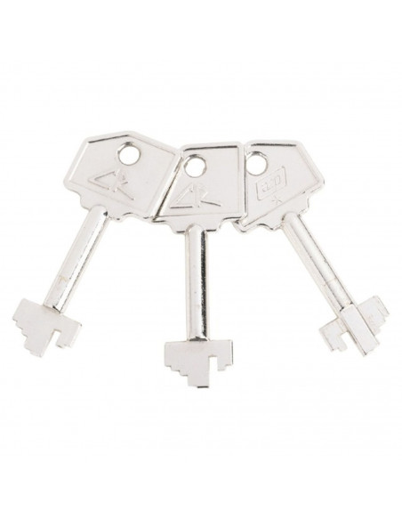 Serrure 3 Points Cr En Applique