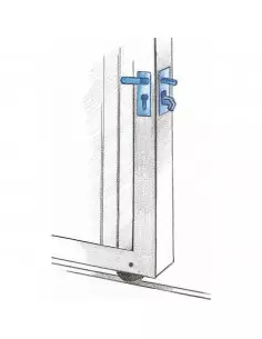 Serrure De Portail Ibfm Coulissant À Crochet 2