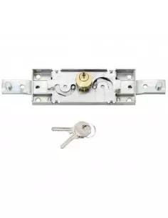 Serrure De Rideau Métallique Prefer À Cylindre Rond 2