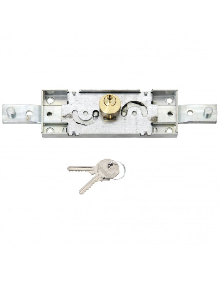 Serrure De Rideau Métallique Prefer À Cylindre Rond