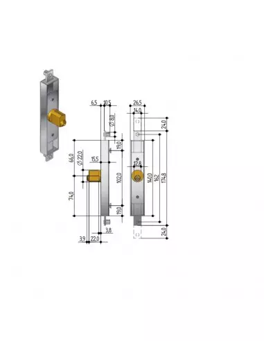 Serrure Prefer Pour Grilles Et Persiennes