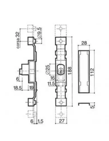 Serrure Prefer Pour Grilles Et Persiennes