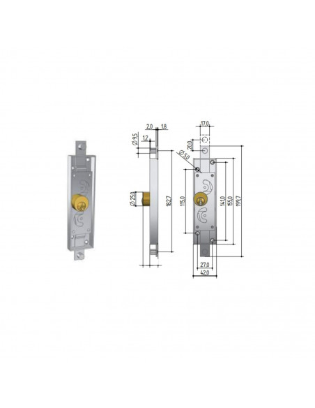 Serrure Pour Porte De Garage Prefer Basculante