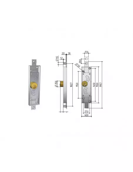 Serrure Pour Porte De Garage Prefer Basculante