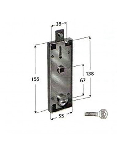 Serrure Pour Porte De Garage Prefer Basculante