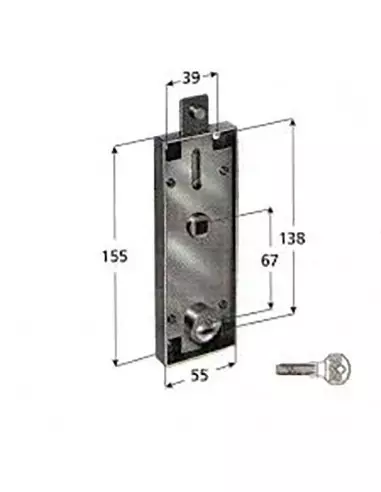 Serrure Pour Porte De Garage Prefer Basculante