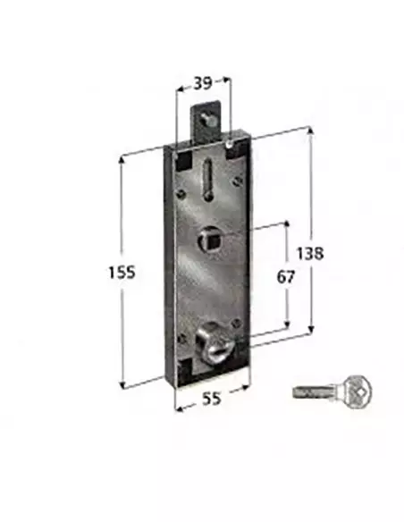 Serrure Pour Porte De Garage Prefer Basculante