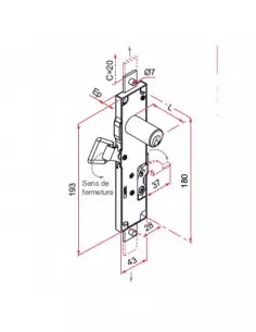 Serrure Tirard Pour Persiennes 2