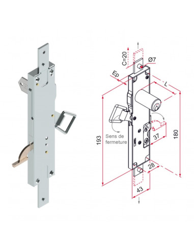 Serrure Tirard Pour Persiennes