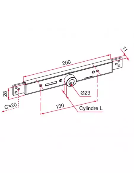 Serrure Tirard Ae Pour Volet Roulant