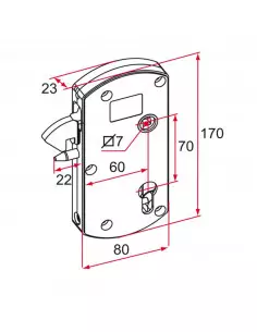 Serrure Modulox Tirard À Pêne Levant 2