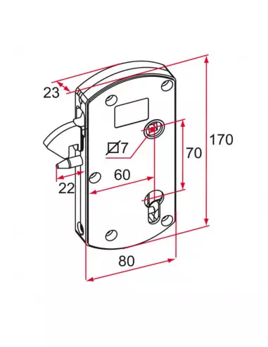 Serrure Modulox Tirard À Pêne Levant