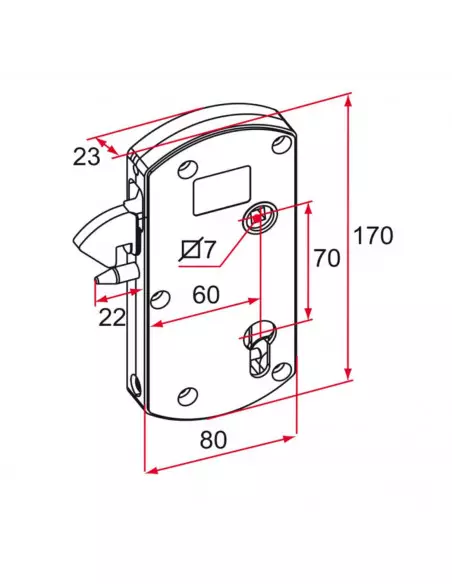 Serrure Modulox Tirard À Pêne Levant