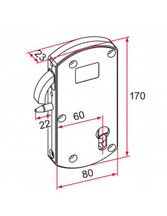 Serrure Tirard Pour Portail Coulissant 2