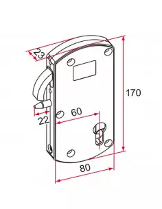 Serrure Tirard Pour Portail Coulissant 2