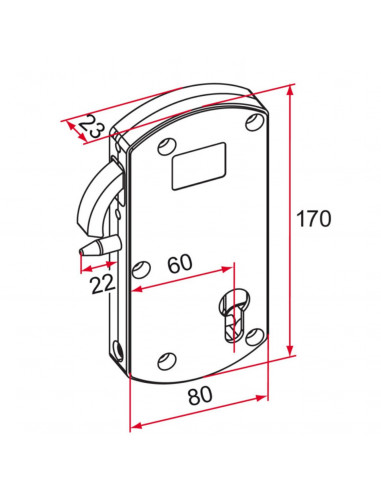 Serrure Tirard Pour Portail Coulissant