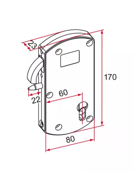 Serrure Tirard Pour Portail Coulissant