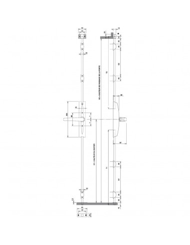 Crémone Pompier Dualis La Croisee Ds À Poignée...