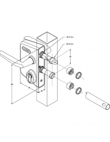Serrure De Portail Battant Locinox Ancien Modele