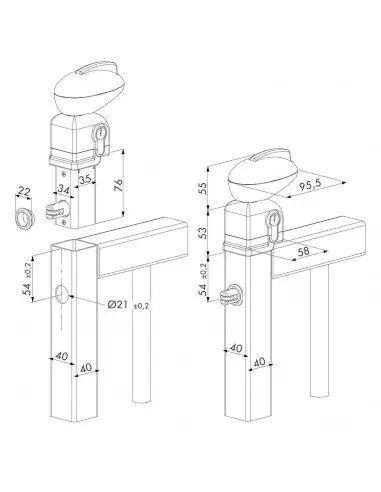 Serrure De Piscine Locinox Twist 40