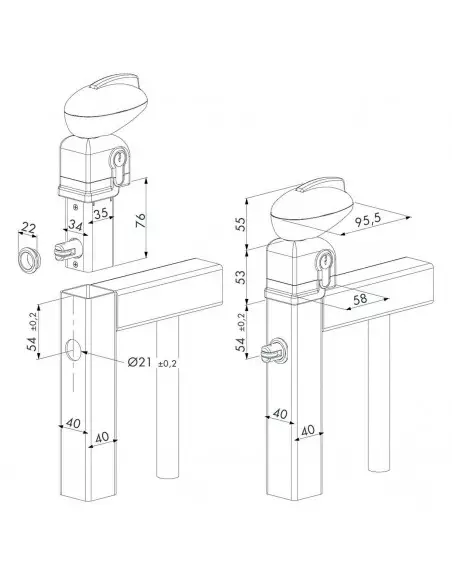 Serrure De Piscine Locinox Twist 40