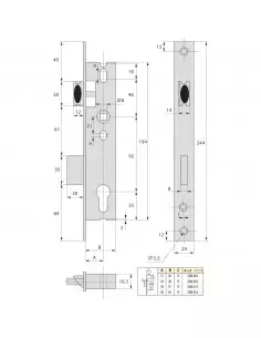 Monopoint À Larder Stremler Assa Abloy Pêne Dormant... 2