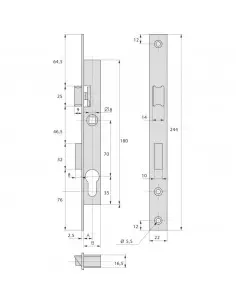 Monopoint À Larder Stremler Assa Abloy Pêne Dormant... 2