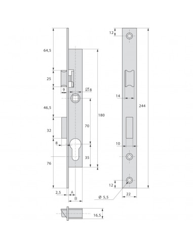 Monopoint À Larder Stremler Assa Abloy Pêne...