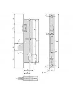 Monopoint À Larder Stremler Assa Abloy Pêne Basculant Et... 2