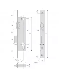 Monopoint À Larder Stremler Assa Abloy Pêne Dormant Et... 2