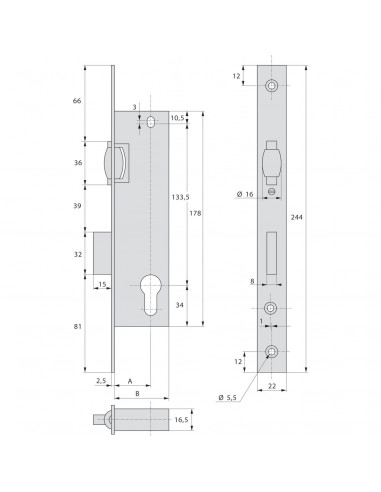 Monopoint À Larder Stremler Assa Abloy Pêne...