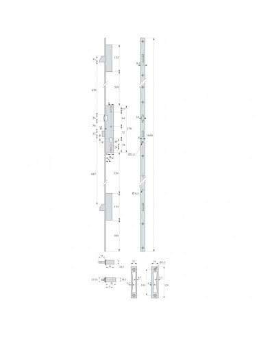 Serrure 3 Points Stremler Assa Abloy Pêne...