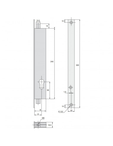 Serrure À Larder 2 Points Stremler Assa Abloy À...