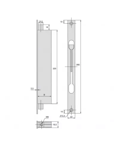 Serrure À Larder 2 Points Stremler Assa Abloy À...